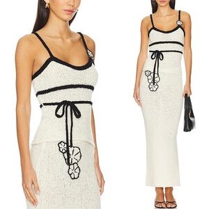 Asta Resort Camilla Camisole Ivory size Large NEW Revolve $280